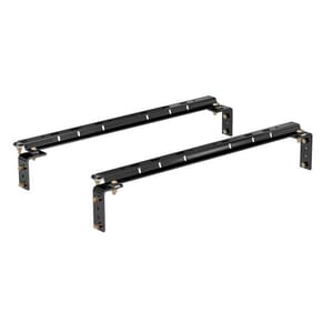 Curt Universal 5th Wheel Base Rails, 25K (Gloss Black) - 16100