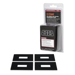 CURT 5th Wheel Rail Sound Dampening Pads (Packaged) - 16901