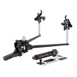 Curt Short Trunnion Bar Weight Distribution Hitch with Sway Control (8-10K, 28-3/8") - 17322