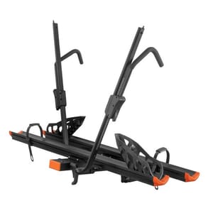 Curt Aluminum Tray-Style Hitch-Mounted Bike Rack (2 Bikes, 2" Shank) - 18088