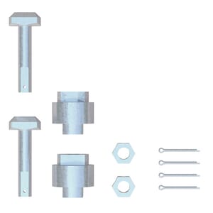 CURT Replacement 5th Wheel Puck System Anchors for Ram (Small, Fits 16021, 16022) - 19204