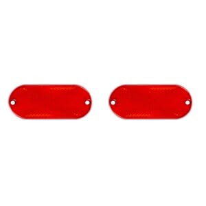 Curt Replacement 18113 Reflectors for Aluminum Cargo Carrier - 2-Pack - 19234