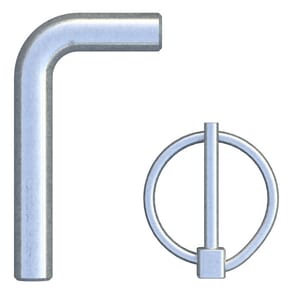 Curt Replacement Gooseneck Safety Chain Anchor Pins (Fits 60617) - 19250