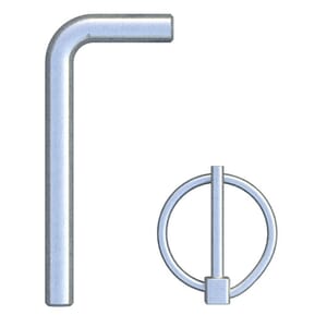 Curt Replacement Gooseneck Safety Chain Anchor Pins (Fits 60691) - 19251