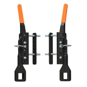 Curt Replacement TruTrack Trailer-Mounted Support Brackets with Handles (2-Pack) - 19298