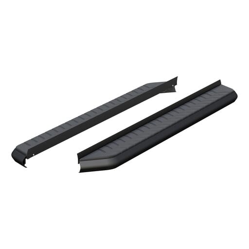 Aries AeroTread 5" x 73" Black Stainless Running Boards (No Brackets) - 2051973