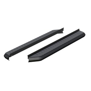 Aries AeroTread 5" x 73" Black Stainless Running Boards (No Brackets) - 2051973