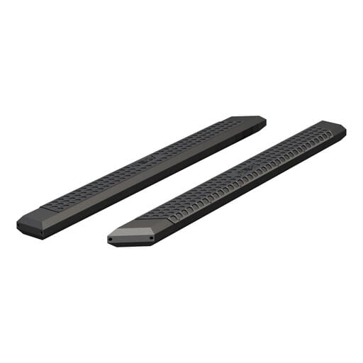 Aries AdvantEDGE 5-1/2" x 85" Black Aluminum Side Bars (No Brackets) - 2055985