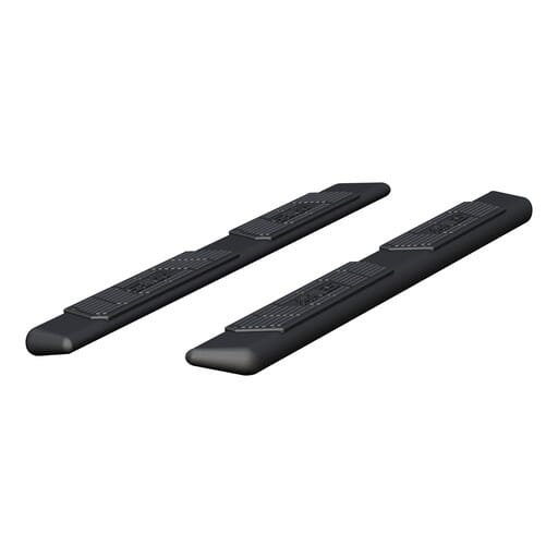 Aries AscentStep 5-1/2" x 75" Black Steel Running Boards (No Brackets) - 2057975