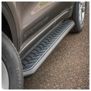 Aries AeroTread 5" x 73" Black Stainless Running Boards, Select Equinox, Terrain - 2061022