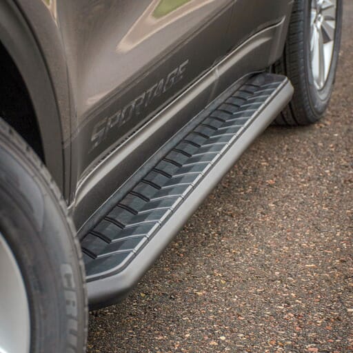 Aries AeroTread 5" x 73" Black Stainless Running Boards, Select Chevrolet Blazer - 2061041