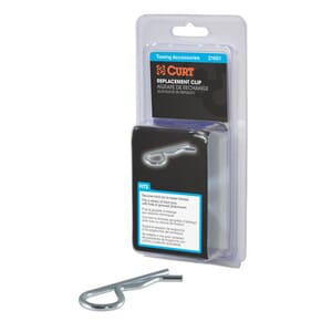 Curt Hitch Clip (Fits 1/2" or 5/8" Pin, Zinc, Packaged) - 21601