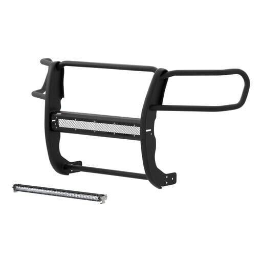 Aries Pro Series Black Steel Grille Guard with Light Bar, Select Toyota Tacoma - 2170001