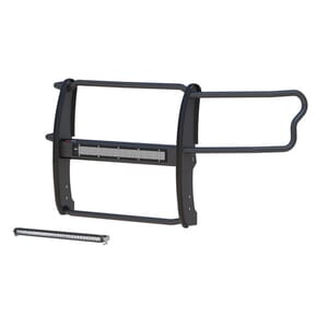 Aries Pro Series Black Steel Grille Guard with Light Bar, Select Ford F-150 - 2170012