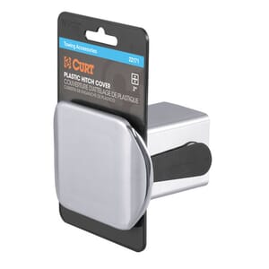 Curt 2" Chrome Plastic Hitch Tube Cover (Packaged) - 22171
