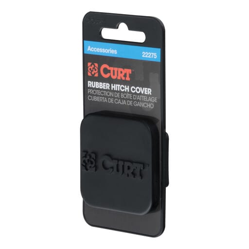 Curt 1-1/4" Rubber Hitch Tube Cover (Packaged) - 22275