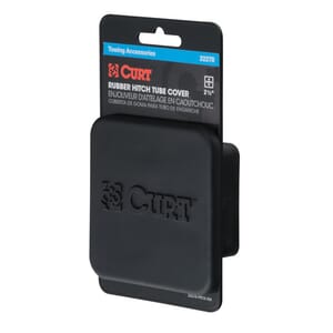 Curt 2-1/2" Rubber Hitch Tube Cover (Packaged) - 22278