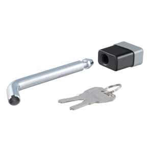 Curt 5/8" Hitch Lock (2", 2-1/2" or 3" Receiver, Deadbolt, Chrome) - 23021