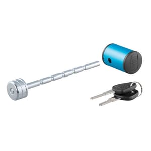 Curt Coupler Lock (1/4" Pin, 1" to 3" Latch Span, Right-Angle, Chrome) - 23503