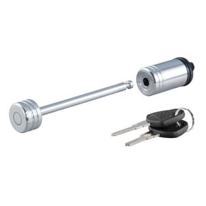 Curt Coupler Lock (1/4" Pin, 3-3/8" Latch Span, Barbell, Chrome) - 23523