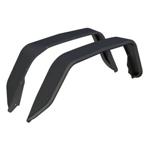 Aries Jeep Gladiator JT Black Aluminum Rear Fender Flares - 2500217