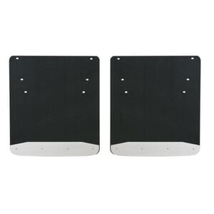 Luverne Rear Dually 20" x 23" Textured Rubber Mud Guards, Select Ram 3500 (2 Flaps) - 251034