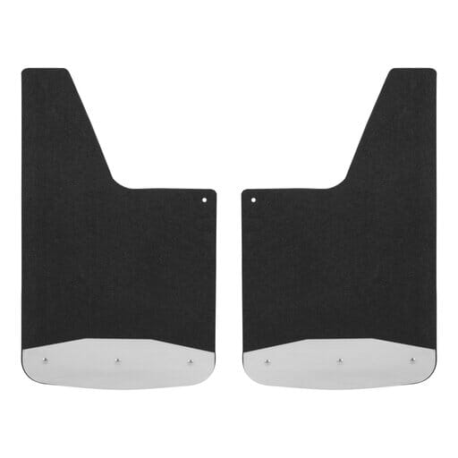 LUVERNE Universal Front or Rear 12" x 20" Textured Rubber Mud Guards (2 Flaps) - 251220