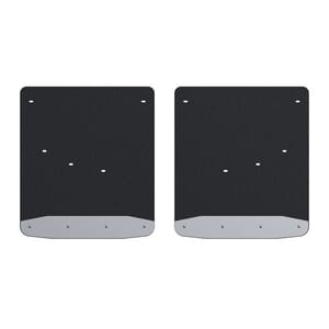 LUVERNE Rear Dually 20" x 23" Rubber Mud Guards, Select Silverado, Sierra HD (2 Flaps) - 251452