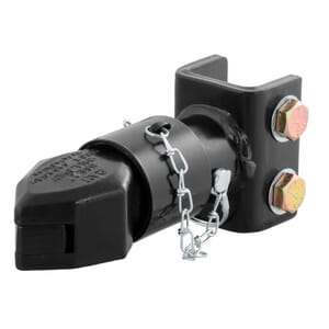 Curt 2" Channel-Mount Coupler with Sleeve-Lock (7,000 lbs, Black) - 25319