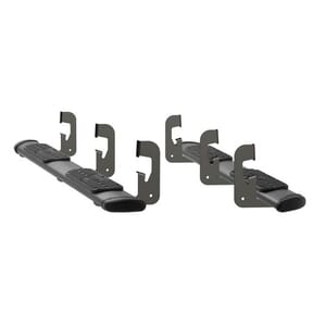 Regal 7 Black Stainless 88" Oval Side Steps, Select Chevy Silverado, GMC Sierra