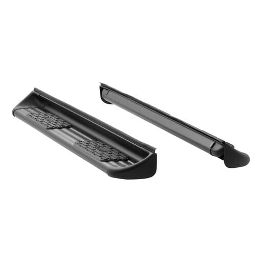 LUVERNE Black Stainless Steel Side Entry Steps, Select Dodge, Ram 1500, 2500, 3500 Crew - 281033-571032