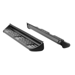 LUVERNE Black Stainless Steel Side Entry Steps, Select Ford F-Series Extended Cab - 281522-571521