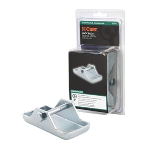 Curt Bolt-On Jack Foot (Fits 2" Tube, 2,000 lbs, Packaged) - 28271