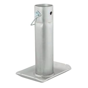 Curt Pin-On Jack Foot (Fits 2" Tube, 2,000 lbs, 8-1/2" Height) - 28274