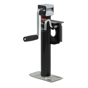 Curt Bracket-Mount Swivel Jack with Side Handle (2,000 lbs, 10" Travel) - 28302