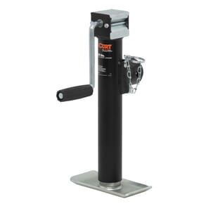 Curt Pipe-Mount Swivel Jack with Side Handle (2,000 lbs, 10" Travel) - 28321