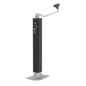Curt Direct-Weld Square Jack with Top Handle (8,000 lbs, 15" Travel) - 28570