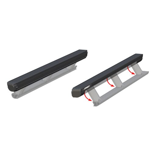 Aries ActionTrac 83.6" Powered Running Boards (No Brackets) - 3025179