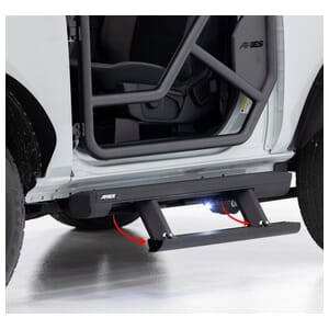 Aries ActionTrac 48.75" Powered Running Boards, Select Ford Bronco 2-Door - 3034472