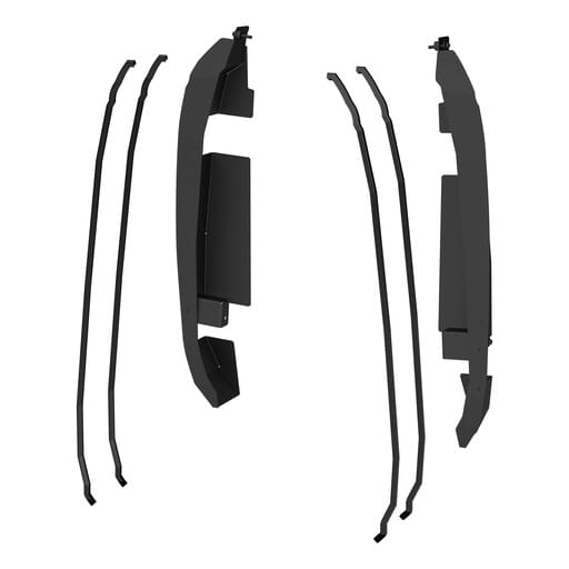 Aries Door Hinge Covers for ARIES Tube Doors - Ford Bronco 2-door & 4-door - 3500250