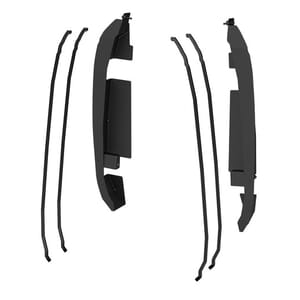 Aries Door Hinge Covers for ARIES Tube Doors - Ford Bronco 2-door & 4-door - 3500250