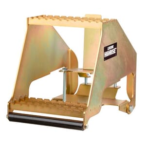 LUVERNE RETRAC HighRise Folding Rear Entry Step (Fits 5", 6-1/2", 7-1/2" Bumpers) - 409925L