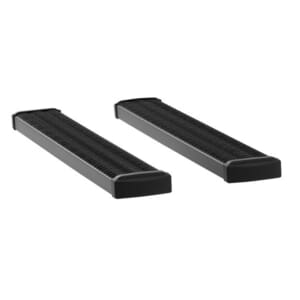Luverne Grip Step 7 Inch x 54 Inch Black Aluminum Running Boards (No Brackets) - 415054