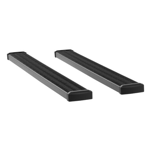 Luverne Grip Step 7 Inch x 78 Inch Black Aluminum Running Boards (No Brackets) - 415078