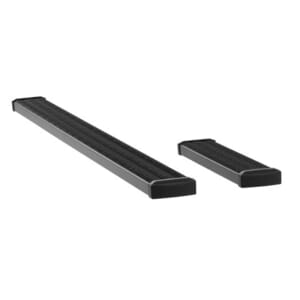 Grip Step 7" x 36", 110" Black Aluminum Running Boards, Select Express, Savana