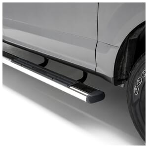 Aries 6" x 75" Polished Stainless Oval Side Bars, Select Ford F-150, F-250 - 444023