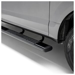 Aries 6" x 85" Black Aluminum Oval Side Bars, Select Dodge, Ram 1500, 2500, 3500 - 4445044