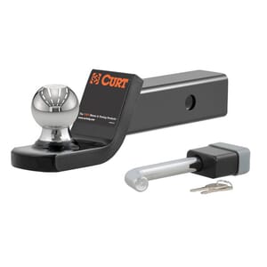 Curt Towing Starter Kit with 2" Ball (2" Shank, 7,500 lbs, 2" Drop) - 45141