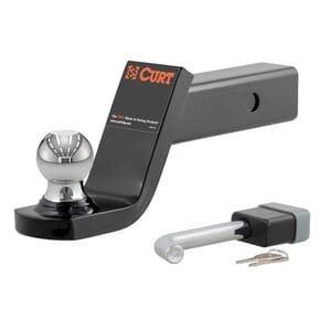 Curt Towing Starter Kit with 2" Ball (2" Shank, 7,500 lbs, 4" Drop) - 45142