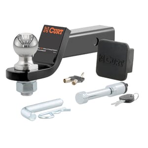 Curt Towing Starter Kit with 2" Ball (2" Shank, 7,500 lbs, 2" Drop) - 45534